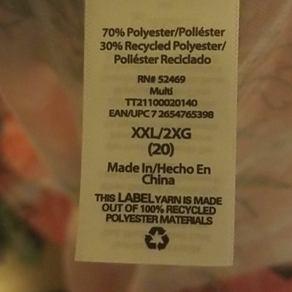 Two Long Sleeve Floral Pattern Tops - Picture 2 of 5